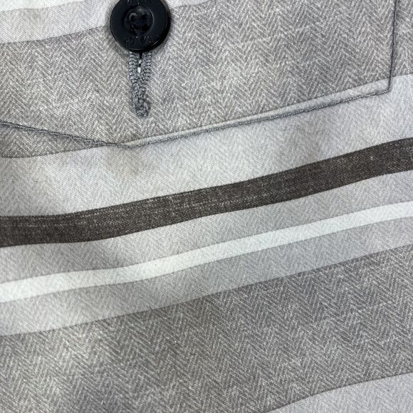 VALOR BOARD SHORTS MENS 30 STRIPED DRAWSTRING ZIP FLY 10” INSEAM SWIM BEACH - Picture 8 of 12